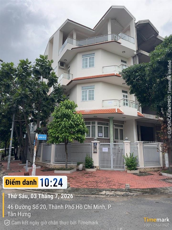 Cho thuê nhà biệt thự liền kề khu đô thị him lam, p. tân hưng, tp. hcm