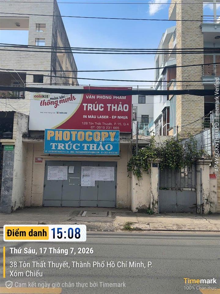 Cho thuê nhà cấp 4, mặt phố đường tôn thất thuyết, p. xóm chiếu, tp. hcm