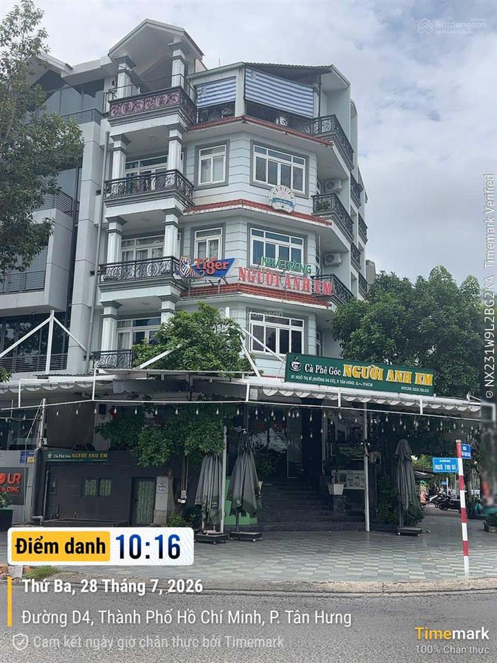 Cho thuê nhà mặt phố căn góc đường d4 him lam tân hưng, 120tr/tháng