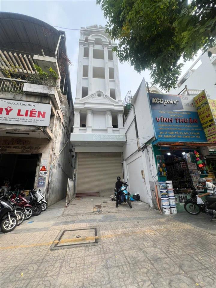 Chỉ 45 tỷ có ngay building 2mt 1 hầm + 6 tầng đường lý thái tổ quận 10