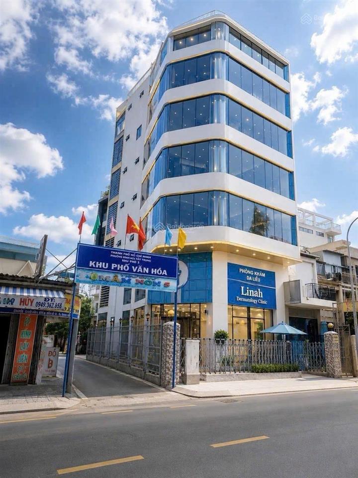 Building góc 2mt nguyễn văn đậu, q.bình thạnh  hầm + 7 tầng thang máy  126m2 đất  giá 43.9t