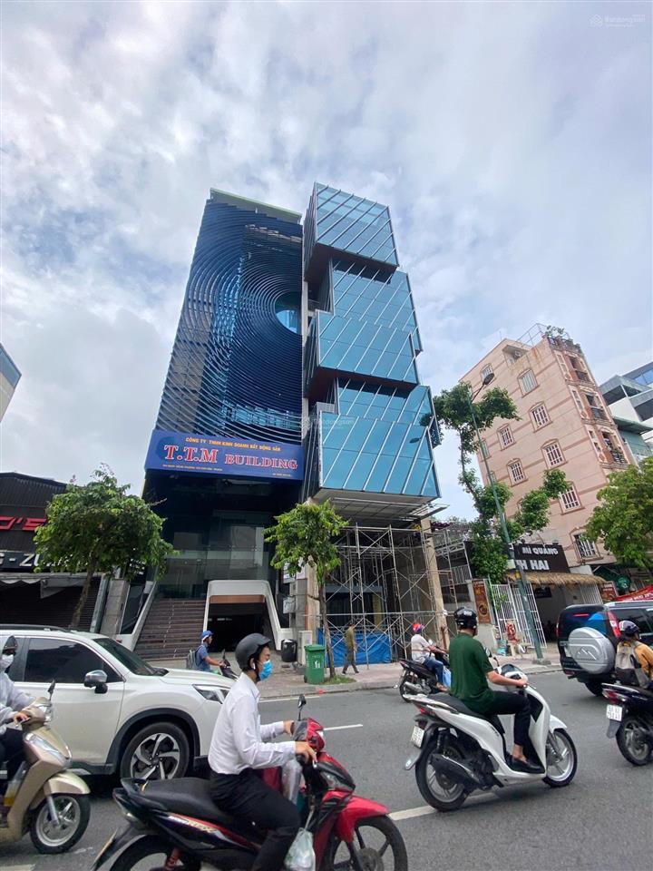 Building văn phòng đường bạch đằng giáp công viên với 2326.3m2 sàn  hầm 8 tầng  giá 147 tỷ