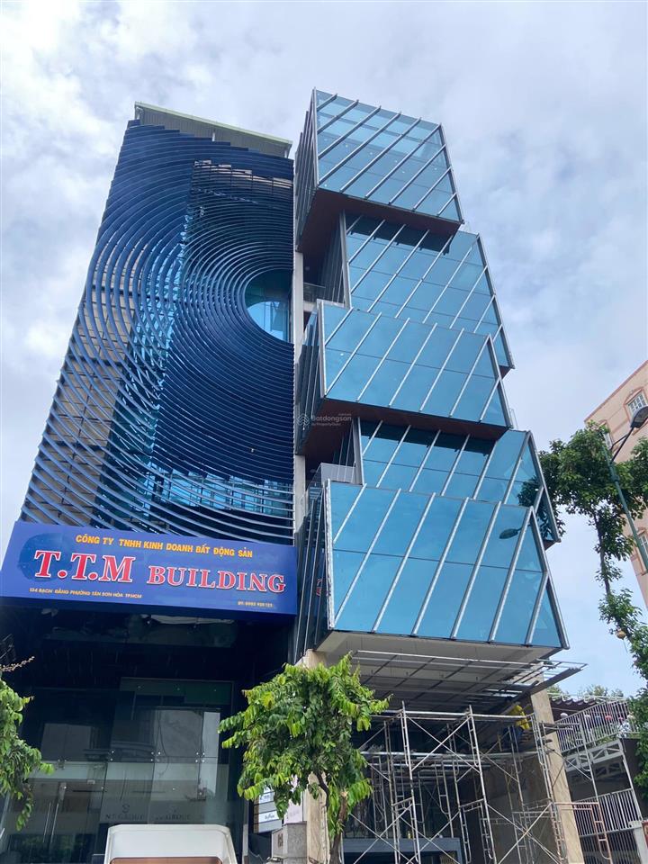 Building văn phòng đường bạch đằng giáp công viên với 2326.3m2 sàn  hầm 8 tầng  giá 147 tỷ