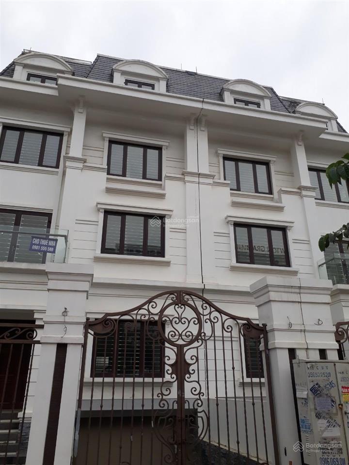 Cho thuê biệt thự kđt nam cường, cổ nhuế, đất 220m xd 120m * 4 tầng 1 hầm, thang máy giá 65 triệu