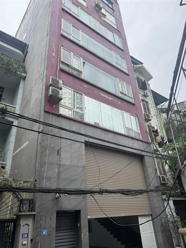 Cho thuê nhà ngõ phố trung kính cầu giấy dt 140m * 8 tầng 1 hầm,thông sàn,thang máy,giá 120 triệu