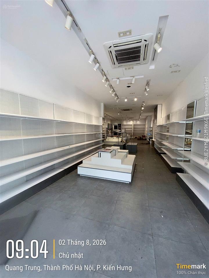 Cho thuê mbkd số 236 quang trung dt 260m2 * 1 tầng, thông sàn, giá 50 triệu,  0968 120 ***