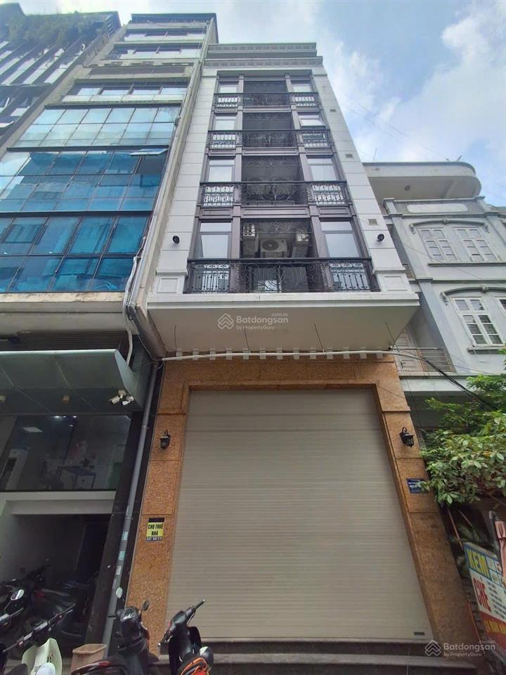 Cho thuê nhà đường rộng 9m ngõ 214 nguyễn xiển,110m * 8 tầng,thang máy,giá 80 triệu, 0968 120 ***