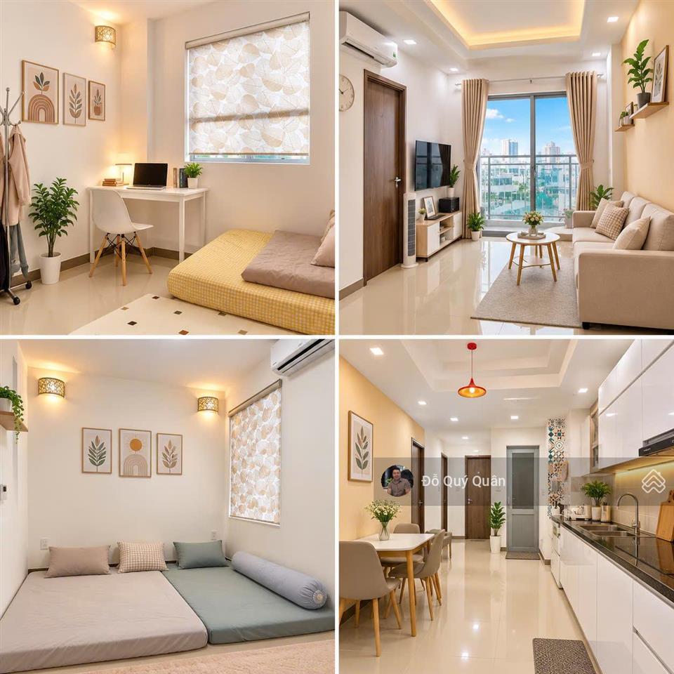 Cho thuê cc green field, 12 triệu vnd, 65m2, 2pn, 2wc ở bình thạnh