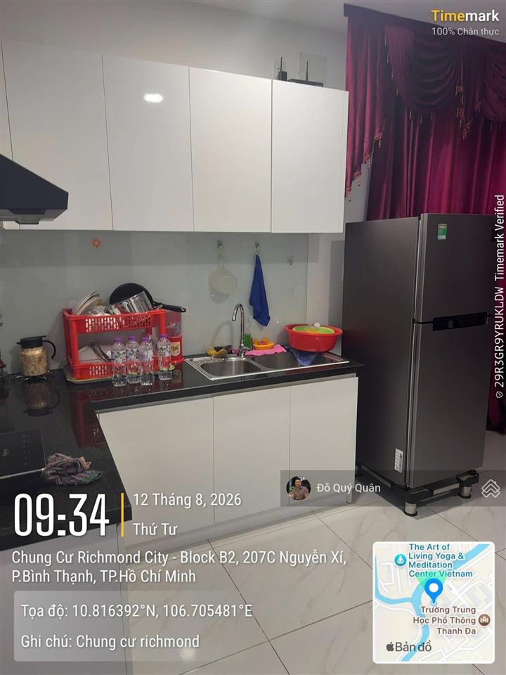 Cho thuê căn hộ 1pn tại richmond city, 10,5 triệu vnd, 38 m2