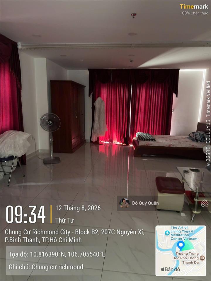 Cho thuê căn hộ 1pn tại richmond city, 10,5 triệu vnd, 38 m2