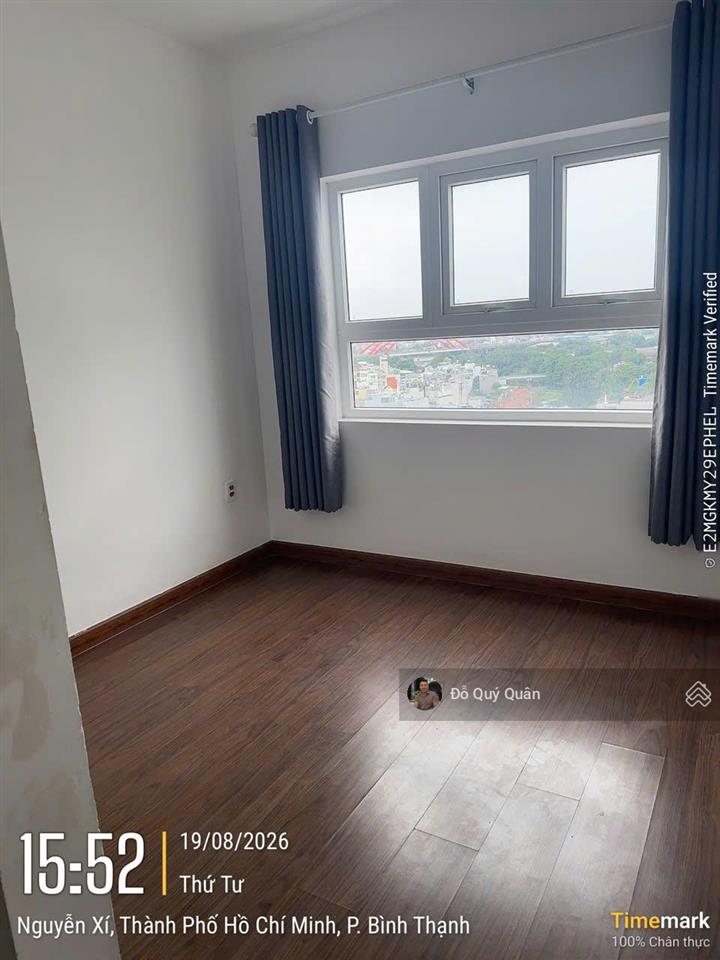 Cho thuê ch richmond city, nguyễn xí, bình thạnh 66m2, 2pn/2wc, giá siêu hời = 12tr/th