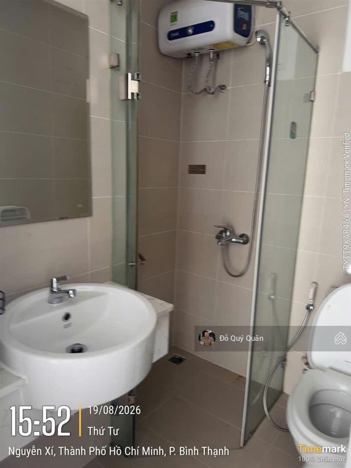 Cho thuê ch richmond city, nguyễn xí, bình thạnh 66m2, 2pn/2wc, giá siêu hời = 12tr/th