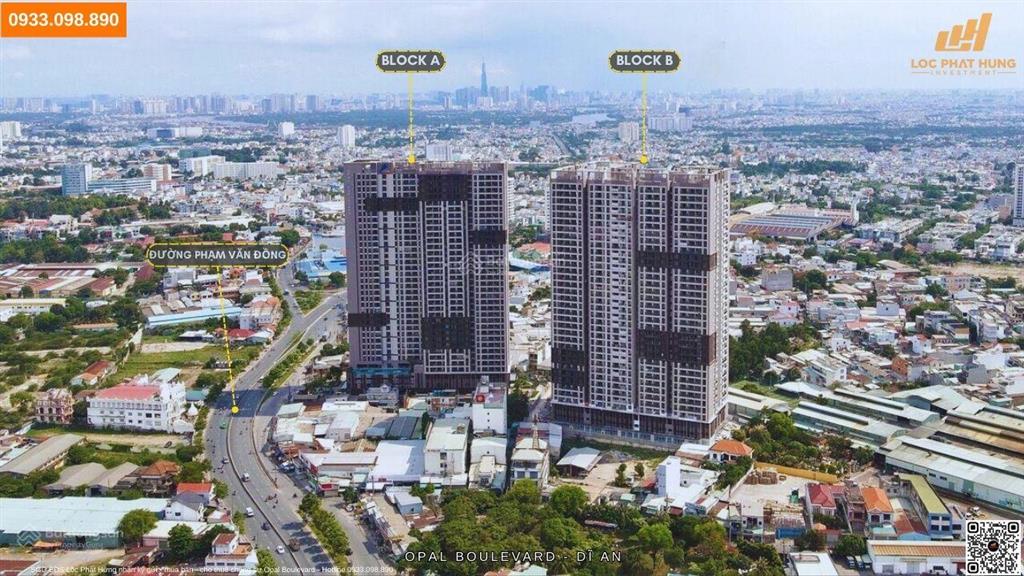 Bán căn hộ 3pn full nội thất tầng 31 view cực đẹp opal boulevard, mặt tiền phạm văn đồng