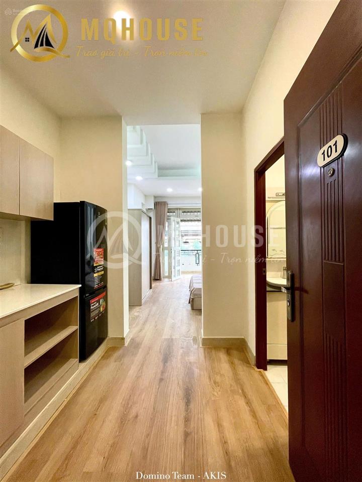 Cho thuê căn hộ quận 2 mới, có dọn phòng, bãi đỗ oto gần vòng xoay lương định của.  0931 846 ***