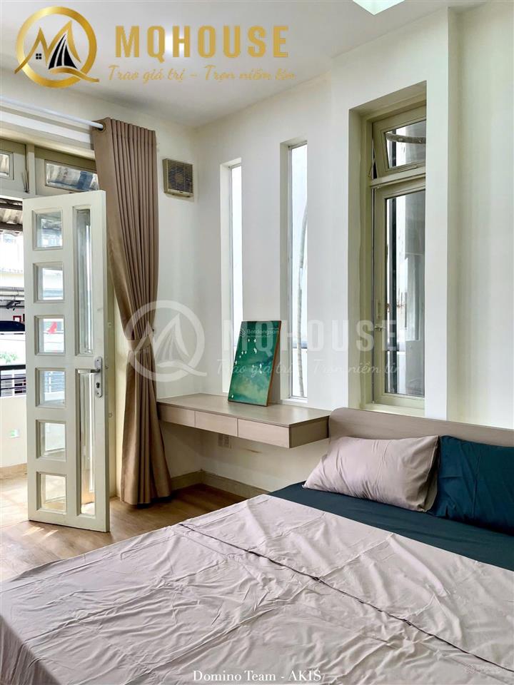 Cho thuê căn hộ quận 2 mới, có dọn phòng, bãi đỗ oto gần vòng xoay lương định của.  0931 846 ***