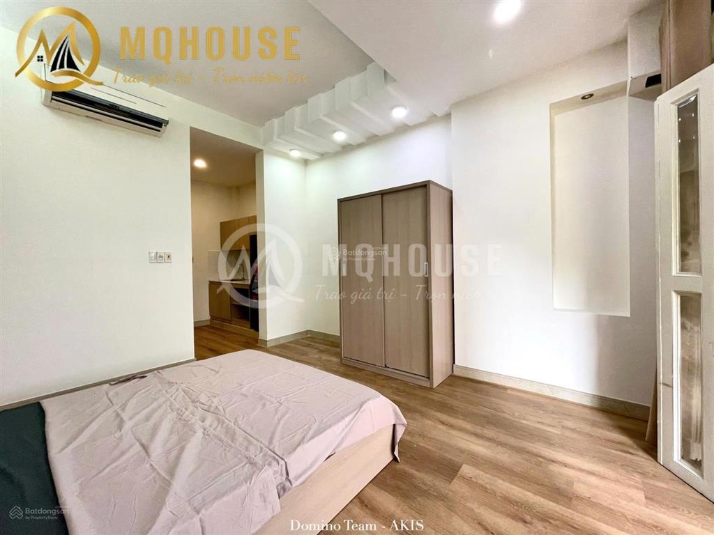 Cho thuê căn hộ quận 2 mới, có dọn phòng, bãi đỗ oto gần vòng xoay lương định của.  0931 846 ***