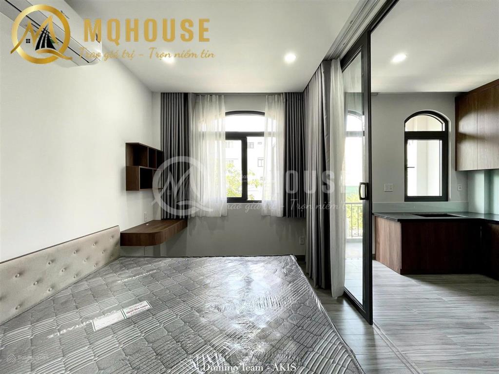 Căn hộ 1 pn mới xây, gần ubnd q2, đảo kim cương. nội thất mới, cho nuôi thú cưng, chỗ để oto