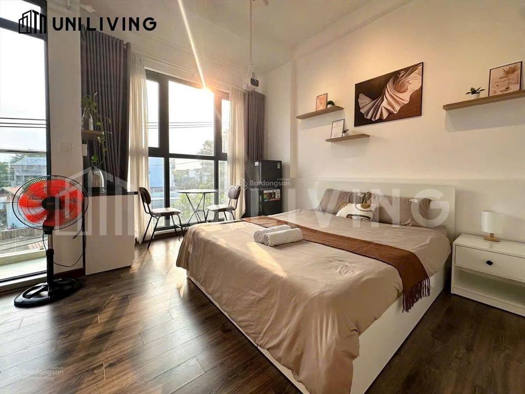 Cho thuê căn hộ studio/1pn thảo điền q2 có ban công , nội thất hiện đại . gần ga metro ,cầu sài gòn