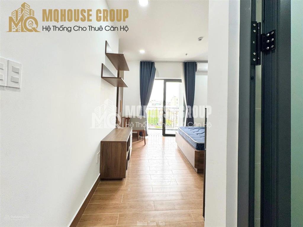 New q2  cho thuê 1pn/stu máy giặt riêng , ban công , gần chợ tân lập , homyland , lake view