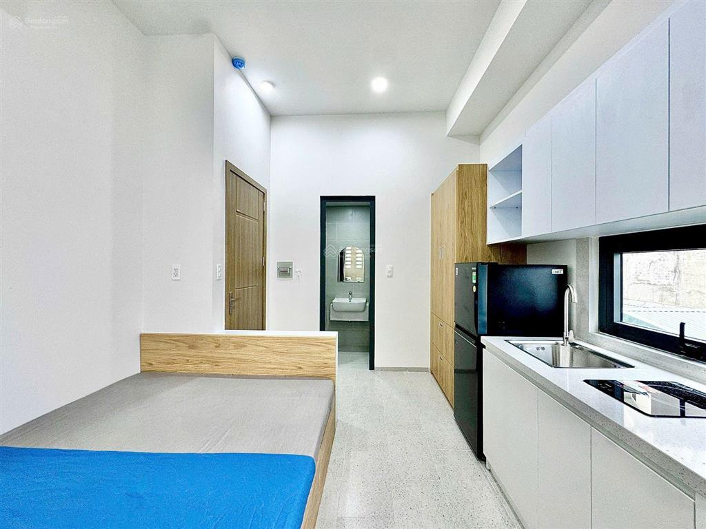 Cho thuê phòng studio ban công, có máy giặt riêng, được nuôi pet gần lake view, homyland q2