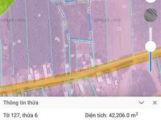 Bán đất ninh hoà (ninh tây)  đường lớn  4790m2 có (537m2 thổ cư)