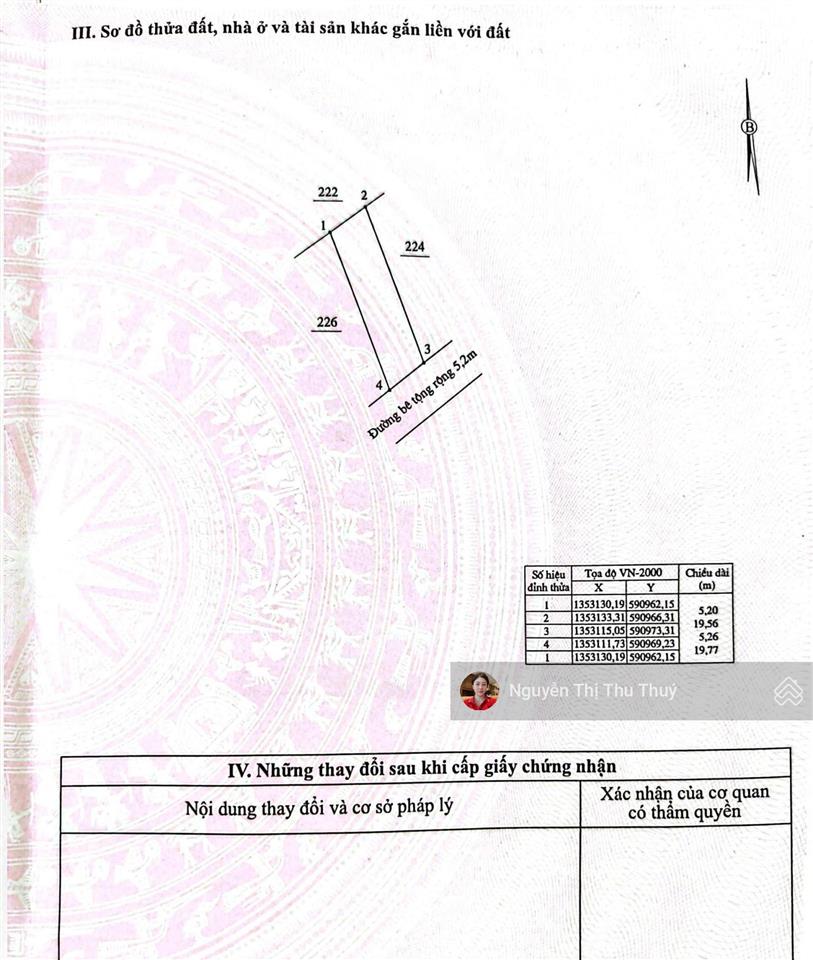Phú hậu, suối hiệp  sót lô giá rẻ cho khách đầu tư  dt 98m chỉ 1tỷ050 full thổ cư, gần đường ql1a