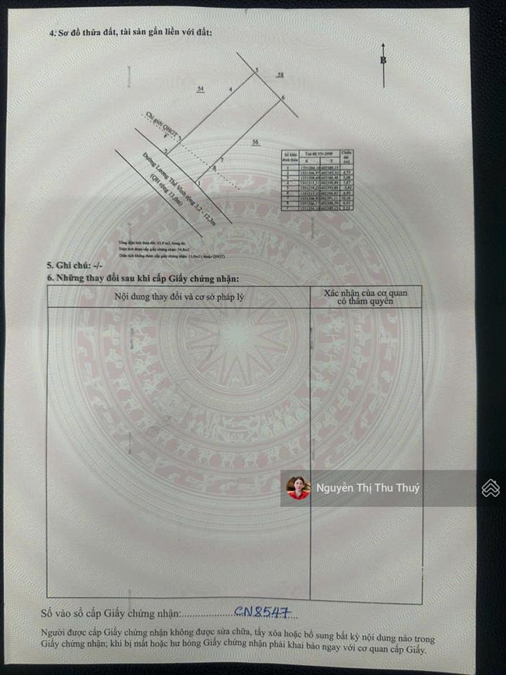 Nhà 3 tầng mặt tiền đường lương thế vinh  nam nha trang 8tỷ