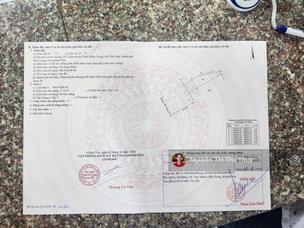 Bán căn góc 4 tầng 2 mặt tiền 19/5 & gò găng tây nha trang