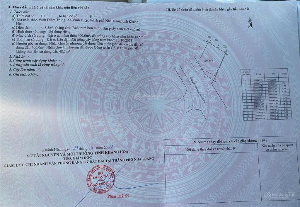 Nhà hàng góc 2 mặt tiền a1  vĩnh điềm trung