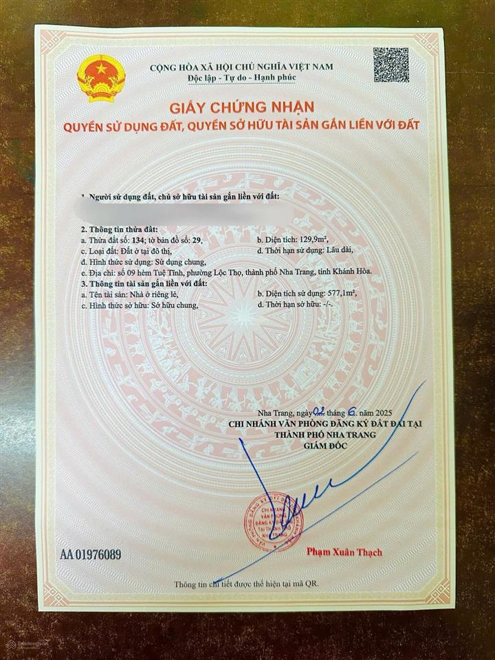 Giảm sâu 3 tỷ  bán nhanh căn góc 3 mặt tiền đường nguyễn thiện thuật nối dài  47 tỷ