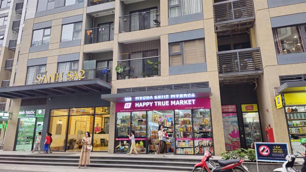 Cho thuê shop chân đế mặt sảnh chính tòa s1.05 vin smart city 110m2  vào ngay