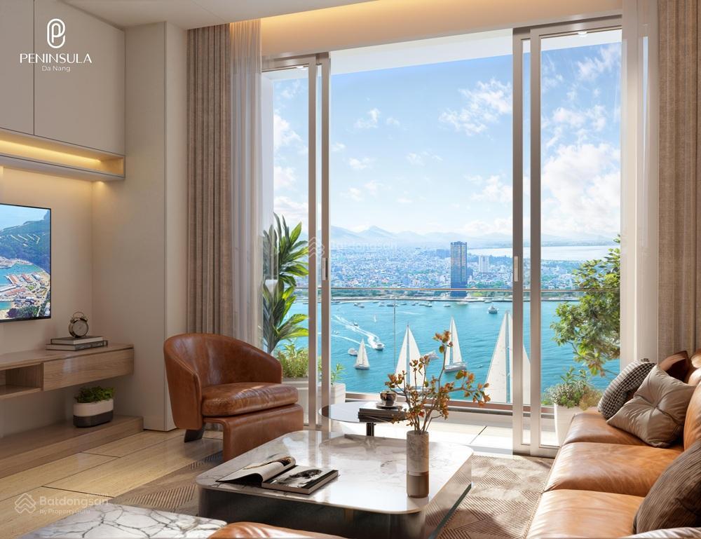 Độc quyền peninsula đà nẵng  chiết khấu 1,1 tỷ căn hộ 2 mặt tiền 77,6m²  2pn  view triệu đô