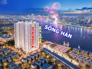 Độc quyền peninsula đà nẵng chiết khấu 1,1tỷ căn hộ 2 mặt tiền 77,6m2, 2 phòng ngủ. view triệu đô