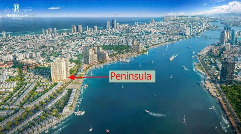 2pn rẻ nhất peninsula đà nẵng chỉ 3,7 tỷ, 62m2, ban công hướng đông mát mẻ. thanh toán theo tiến độ