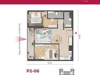 Chỉ 61tr/m2 view vịnh biển sông hàn 73m² có hỗ trợ vay 70% ân hạn gốc lãi 0% dự án peninsula đn