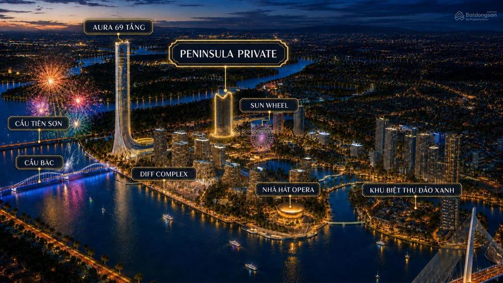 1pn+ 47m2 peninsula private đà nẵng chỉ 916 (30%) triệu sở hữu  cạnh lotte mart, da nang downtown