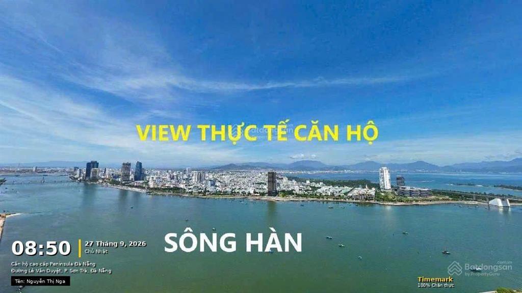 2,85 tỷ, dt 48,1m2, view sông hàn, gia đình cần tiền bán gấp