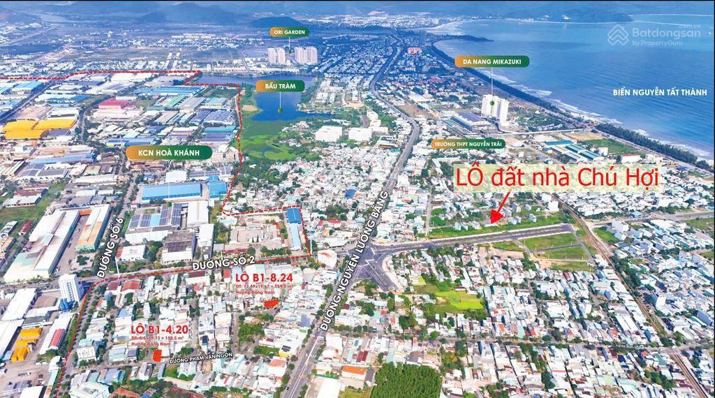 Bán đất bàu mạc 22 khu pandora city liên chiểu  100m2 kẹp cống gần biển  giá 4.99 tỷ