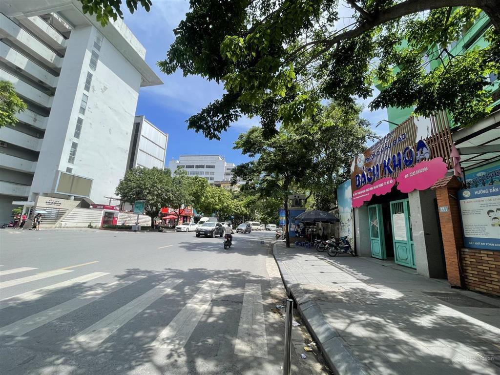 (hiếm) bán nhà kinh doanh mặt phố trần đại nghĩa bách khoa  hai bà trưng, lô góc, 80m2, 52 tỷ
