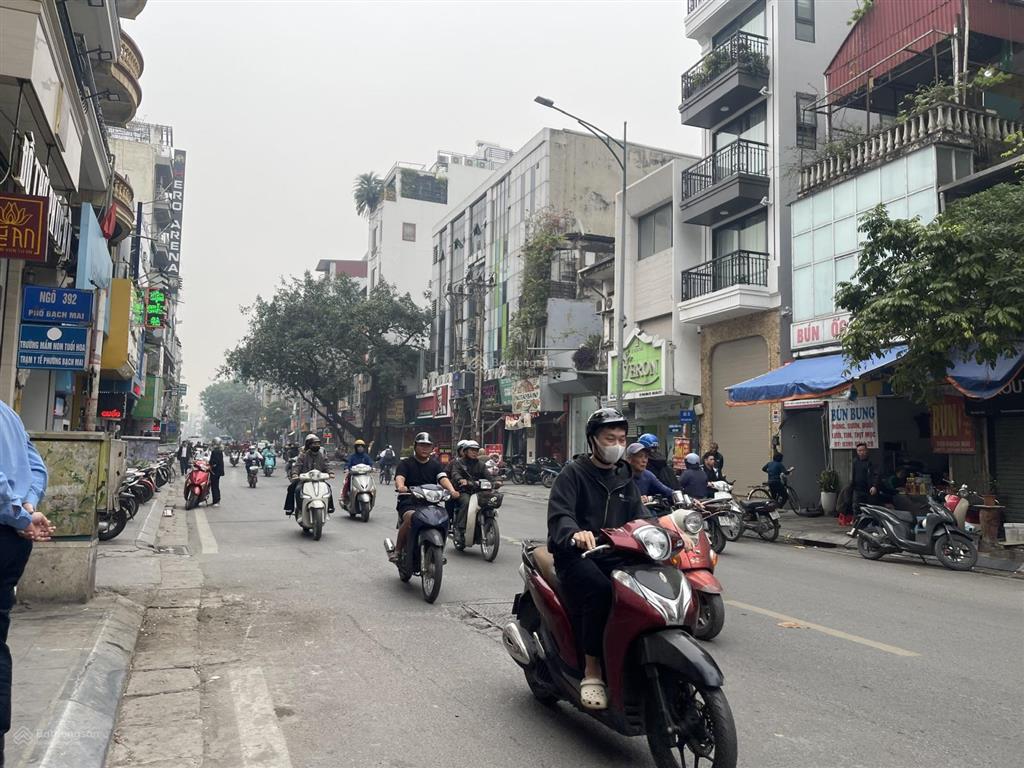 Bán nhà kinh doanh mặt phố bạch mai  hai bà trưng, sầm uất, vỉa hè, 111m2, 49 tỷ