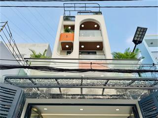  nguyễn văn khối  p,8 gv  4 tầng, 3pn 4wc dt 52m2  full nội thất shr  hẻm xe hơi, giá 7,72