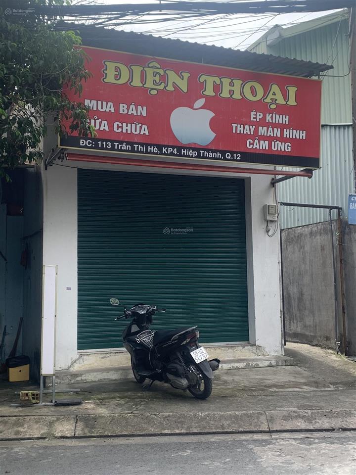 Mặt tiền kinh doanh trần thị hè gần hiệp thành city, q12 dt 5 x 20  giá 8,2 tỷ