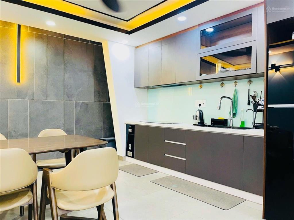 Nhà mới đẹp  đường số 30 gần chợ ân nhơn gv  đ nhựa xe hơi ngủ trong nhà  dtsd 250m2  5 tầng