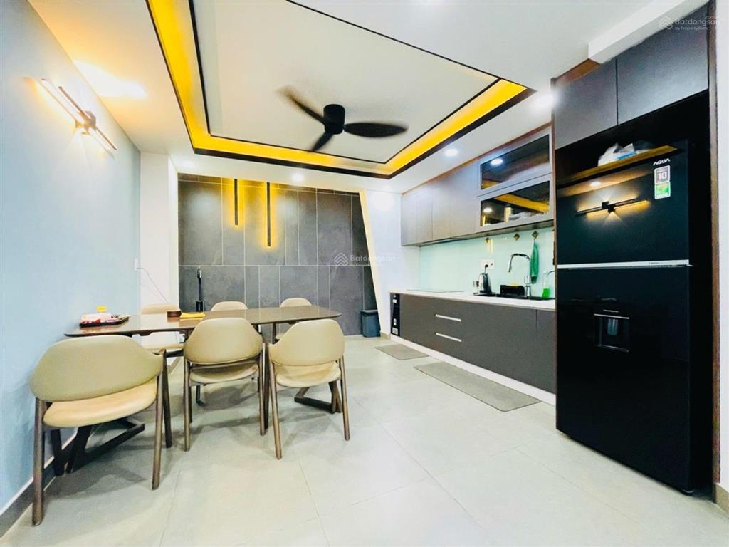 Nhà mới đẹp  đường số 30 gần chợ ân nhơn gv  đ nhựa xe hơi ngủ trong nhà  dtsd 250m2  5 tầng