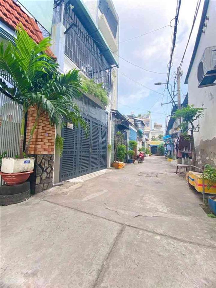 Nhà 4 tầng  gần emart 2  phạm văn chiêu tt gv  hẻm xe hơi thông  dtsd 200m² (4x16) shr