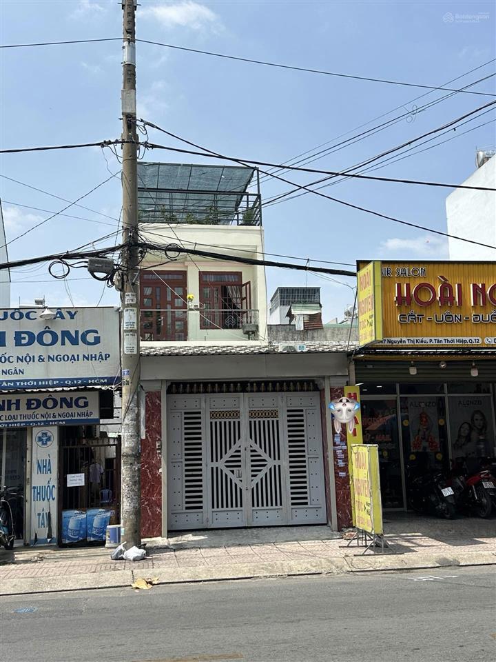 Mt kd đường nguyễn thị kiểu  p tân thới hiệp q 12  dt 4x24  2 tầng  giá 8,68 tỷ tl