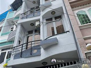 Bán nhà 4 tầng, hẻm xe hơi lê quang định, p5 bình thạnh  4x12m  5 tầng cứng cáp gần mặt tiền