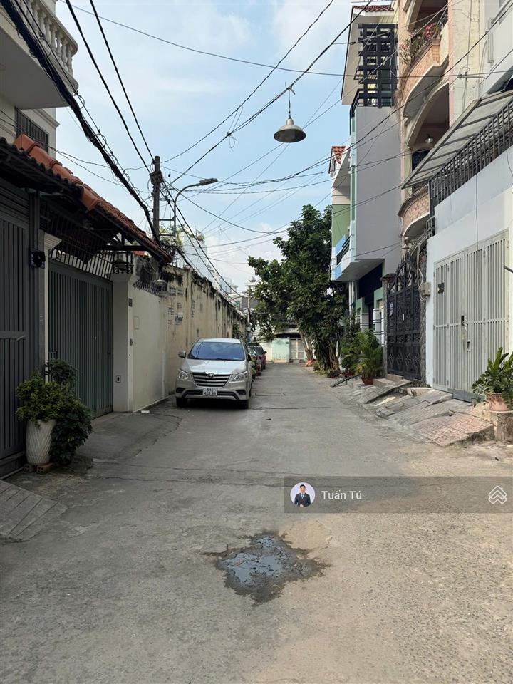 Bán nhà cấp 4 hẻm tải tránh nơ trang long, p13 bình thạnh  4,91x25m xây cao tầng  gần mặt tiền