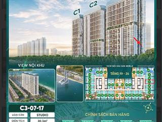 Bán cc 1pn 1wc tại sun centro town, trả trước 800 triệu, 34.2m2