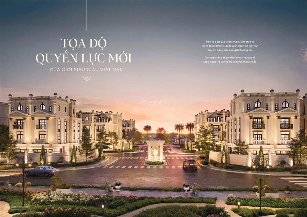 Dinh thự long biên golf villas diện tích 220m2  100 tỷ